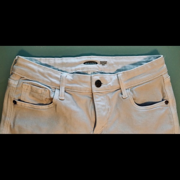 White Ripped Skinny Jeans - Picture 2 of 2